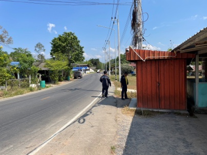 ไฟล์แนบ การประปาส่วนภูมิสาขาจันดี ลงพื้นที่เดินสำรวจหาท่อแตก-ท่อรั่ว