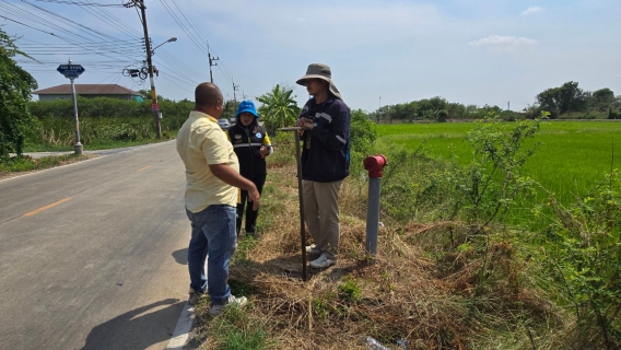 ไฟล์แนบ กปภ.สาขาอ้อมน้อย ลงพื้นที่ตรวจสอบแรงดันน้ำ ณ ตำบลศาลายา