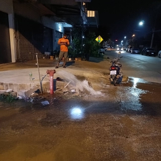 ไฟล์แนบ กปภ.สาขากำแพงเพชร  ส่งทีมระบายตะกอนเพื่อคุณภาพน้ำสะอาด