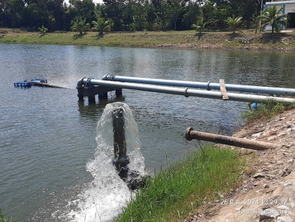 ไฟล์แนบ การประปาส่วนภูมิภาคสาขาบางสะพาน  ลงพื้นที่ดำเนินการรื้อกระสบทรายในอ่างเก็บน้ำคลองช่องลม เพื่อเพิ่มช่องทางการไหลของน้ำดิบเข้าสู่ท่อน้ำดิบ