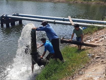 ไฟล์แนบ การประปาส่วนภูมิภาคสาขาบางสะพาน  ลงพื้นที่ดำเนินการรื้อกระสบทรายในอ่างเก็บน้ำคลองช่องลม เพื่อเพิ่มช่องทางการไหลของน้ำดิบเข้าสู่ท่อน้ำดิบ