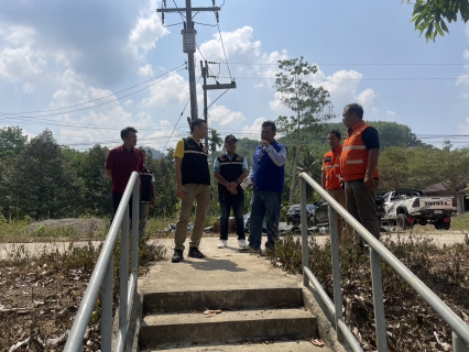 ไฟล์แนบ รองผู้ว่าราชการจังหวัดชุมพร ลงพื้นที่ตรวจติดตามสถานการณ์ภัยแล้งในพื้นที่ ตำบลครน ตำบลทุ่งระยะและตำบลวิสัยใต้ อำเภอสวี จังหวัดชุมพร