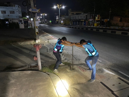 ไฟล์แนบ กปภ.สาขากาญจนบุรี จัดกิจกรรมลดน้ำสูญเสีย เนื่องในวัน Step Test Day 22 เมษายน 2567 