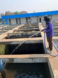 ไฟล์แนบ กปภ.สาขากาญจนบุรี ล้างถังตกตะกอนโรงกรองน้ำ ประจำเดือน เมษายน 2567 