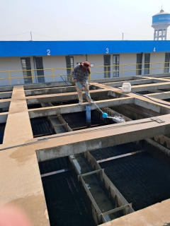 ไฟล์แนบ กปภ.สาขากาญจนบุรี ล้างถังตกตะกอนโรงกรองน้ำ ประจำเดือน เมษายน 2567 