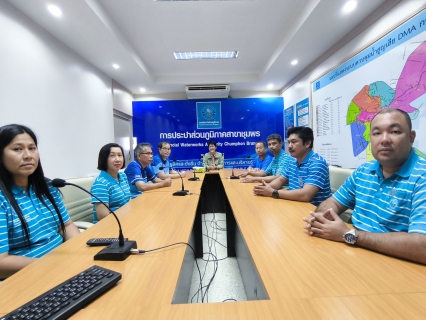 ไฟล์แนบ การประปาส่วนภูมิภาคสาขาชุมพร ร่วมให้การต้อนรับ นางสาวชมนาถ พรสมผล  ผู้ช่วยผู้ว่าการ (ดิจิทัลและสารสนเทศ) เข้าตรวจเยี่ยม กปภ.สาขาชุมพรและพนักงาน