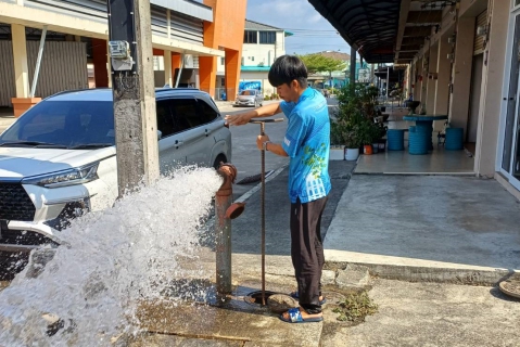 ไฟล์แนบ กปภ.สาขาระนอง รักษาคุณภาพน้ำประปาใสสะอาด ดำเนินการตามแผนระบายตะกอนในเส้นท่อ ประจำเดือน เมษายน 2567