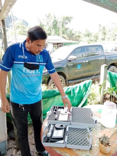 ไฟล์แนบ การประปาส่วนภูมิภาคสาขาอ่าวลึก ออกพื้นที่ตรวจสอบคุณภาพน้ำประปา ตรวจวัดค่าคลอรีน ค่าความขุ่นในน้ำประปา 