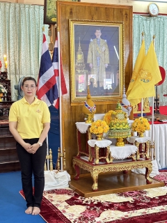 ไฟล์แนบ กปภ.สาขาภูเก็ต ร่วมพิธีพระพุทธมนต์เฉลิมพระเกียรติ ถวายพระพรชัยมงคล พระบาทสมเด็จพระเจ้าอยู่หัว เนื่องในโอกาส วันเฉลิมพระชนมพรรษา 6 รอบ 28 กรกฎาคม 2567