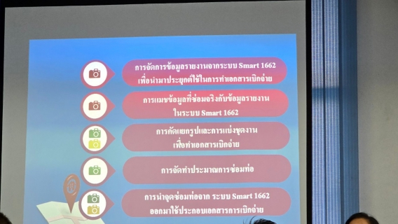 ไฟล์แนบ กปภ.สาขาอ้อมน้อย ต้อนรับ กปภ.สาขารังสิต (ชั้นพิเศษ) เข้าแลกเปลี่ยนเรียนรู้การบริหารจัดการการซ่อมท่อ และการเปลี่ยนมาตรวัดน้ำ 0 หน่วย