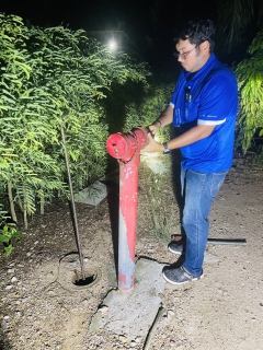 ไฟล์แนบ การประปาส่วนภูมิภาคสาขาระโนด  ดำเนินการระบายตะกอนเพื่อควบคุมคุณภาพน้ำประปา