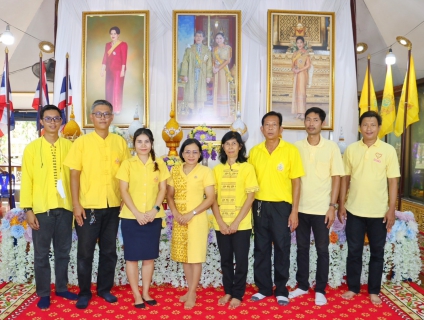 ไฟล์แนบ กปภ.สาขาปทุมธานี ร่วมงานพิธีเจริญพุทธมนต์เฉลิมพระเกียรติถวายพระพรชัยมงคลแด่พระบาทสมเด็จพระเจ้าอยู่หัว เนื่องในโอกาสวันเฉลิมพระชนมพรรษา 6 รอบ 28 กรกฎาคม 2567 ประจำเดือนพฤษภาคม