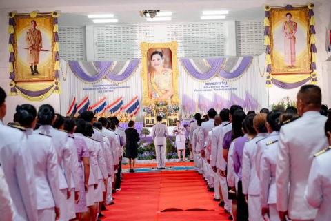 ไฟล์แนบ กปภ.สาขาบางสะพาน เข้าร่วมพิธีถวายเครื่องราชสักการะและวางพานพุ่ม และพิธีจุดเทียนถวายพระพรชัยมงคล สมเด็จพระนางเจ้าฯ พระบรมราชินี เนื่องในโอกาสวันเฉลิมพระชนมพรรษา 3 มิถุนายน 2567