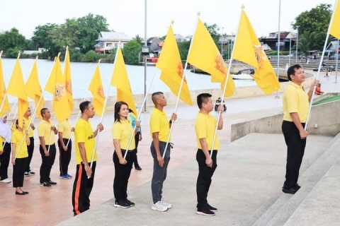 ไฟล์แนบ กปภ.สาขานราธิวาส ร่วมพิธีลงนามถวายพระพร สมเด็จพระนางเจ้าสุทิดา พัชรสุธาพิมลลักษณ พระบรมราชินี เนื่องในโอกาสวันเฉลิมพระชนมพรรษา และร่วมกิจกรรม เดิน วิ่ง ปั่น ธงตราสัญลักษณ์งานเฉลิมพระเกียรติ พระบาทสมเด็จพระเจ้าอยู่หัว เนื่องในโอกาสพระราชพิธีมหามงคลเฉลิมพระชนมพรรษา 6 รอบ 28 กรกฎาคม 2567