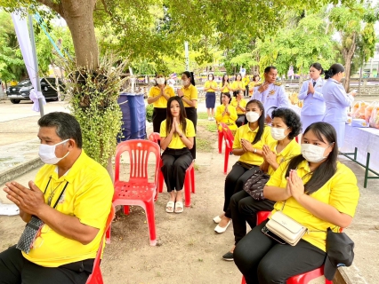 ไฟล์แนบ กปภ.สาขาประจวบคีรีขันธ์  ร่วมพิธีสวดพระพุทธมนต์ ทำบุญตักบาตรถวายพระราชกุศล และพิธีวางพวงมาลาถวายราชสดุดี เนื่องในวันที่ระลึกวันคล้ายวันสวรรคต พระบาทสมเด็จพระปรเมนทรมหาอานันทมหิดล พระอัฐมรามาธิบดินทร  วันอานันทมหิดล