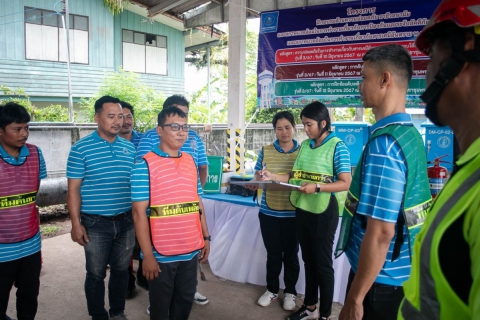 ไฟล์แนบ การประปาส่วนภูมิภาคสาขาชุมพร จัดกิจกรรมให้ความรู้ด้านความปลอดภัย อาชีวอนามัยและสภาพแวดล้อมในการทำงานเกี่ยวกับการป้องกันและระงับอัคคีภัย หลักสูตรการฝึกซ้อมแผนดับเพลิงและฝึกอพยพหนีไฟ ประจำปี 2567 