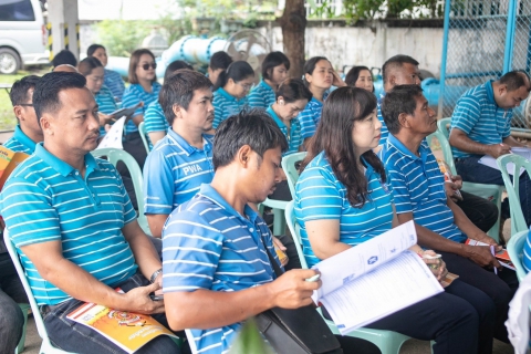 ไฟล์แนบ การประปาส่วนภูมิภาคสาขาท่าแซะ เข้ารับการฝึกอบรมหลักสูตร การดับเพลิงขั้นต้น 