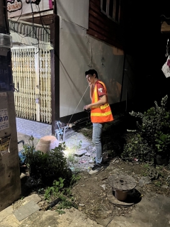 ไฟล์แนบ กปภ.สาขากำแพงเพชร  ออกสำรวจหาท่อแตกท่อรั่ว