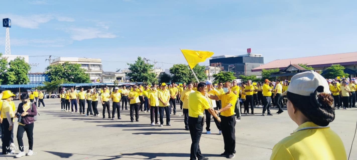 ไฟล์แนบ การประปาส่วนภูมิภาคสาขาบ้านไผ่ ร่วมสนับสนุนน้ำดื่มบรรจุขวดตราสัญลักษณ์ กปภ. และเข้าร่วมพิธีเปิดกิจกรรม เดิน วิ่ง ปั่น ธงตราสัญลักษณ์งานเฉลิมพระเกียรติ พระบาทสมเด็จพระเจ้าอยู่หัว เนื่องในโอกาสพระราชพิธีมหามงคลเฉลิมพระชนมพรรษา 6 รอบ 28 กรกฎาคม 2567