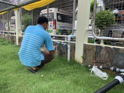 ไฟล์แนบ การประปาส่วนภูมิภาคสาขาอ่าวลึก ออกพื้นที่ตรวจสอบคุณภาพน้ำประปา ตรวจวัดค่าคลอรีน ค่าความขุ่นในน้ำประปา