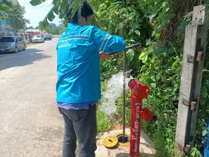 ไฟล์แนบ กปภ.สาขาอ่าวลึก โบล์วน้ำระบายตะกอนในเส้นท่อจำหน่ายน้ำประปา