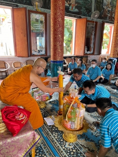 ไฟล์แนบ กปภ.ข.9 จัดกิจกรรมก๋วยฮ่วมใจ๋ฮอมบุญ ณ วัดสันศรี ต.สันพระเนตร อ.สันทราย โดยถวายเทียนพรรษา และร่วมกันทำความสะอาดวัด