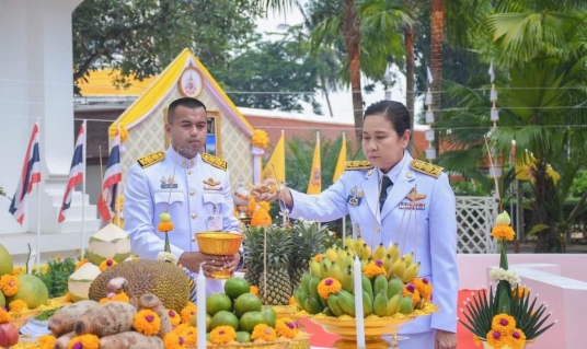 ไฟล์แนบ การประปาส่วนภูมิภาคสาขาเขาชัยสน ร่วมพิธีพลีกรรมตักน้ำศักดิ์สิทธิ์ เพื่อเฉลิมพระเกียรติพระบาทสมเด็จพระเจ้าอยู่หัวเนื่องในโอกาสมหามงคลเฉลิมพระชนมพรรษา 6 รอบ 