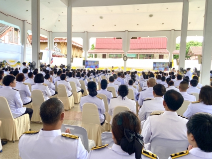 ไฟล์แนบ กปภ.สาขาขลุง เข้าร่วมพิธีเสกน้ำพระพุทธมนต์ศักดิ์สิทธิ์ เนื่องในโอกาสพระราชพิธีมหามงคลเฉลิมพระชนมพรรษา 6 รอบ 28 กรกฎาคม 2567