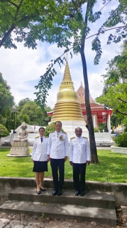 ไฟล์แนบ กปภ.สาขาพัทยา (พ) ร่วมพิธีเวียนเทียนสมโภชน้ำพระพุทธมนต์ศักดิ์สิทธิ์ เนื่องในโอกาสพระราชพิธีมหามงคลเฉลิมพระชนมพรรษา ๖ รอบ ๒๘ กรกฎาคม ๒๕๖๗ ณ วัดเขาบางทราย