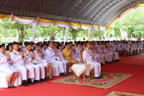 ไฟล์แนบ กปภ.สาขาประจวบคีรีขันธ์ เข้าร่วมพิธีสวดพระพุทธมนต์ และทำบุญตักบาตรถวายพระราชกุศล เนื่องในวันที่ระลึกวันคล้ายวันสวรรคต สมเด็จพระนารายณ์มหาราช ประจำปี 2567