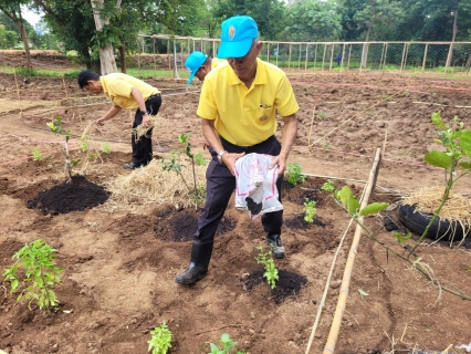 ไฟล์แนบ กปภ.สาขากาญจนบุรี จัดกิจกรรมจิตอาสา โครงการพัฒนาพื้นที่ต้นแบบเพื่อพัฒนาคุณภาพชีวิตแบบอายเกษตรตามแนวพระราชดำริ ร่วมกับการไฟฟ้าส่วนภูมิภาคจังหวัดกาญจนบุรี