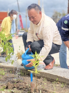 ไฟล์แนบ กปภ.สาขาสมุทรสงคราม จัดพิธีถวายเทียนพรรษา และกิจกรรมพลังบวรรวมใจ 1 วัด 1 ถนน ปลูกพืชผลกินได้ เพื่อถวายเป็นพุทธบูชาและถวายเป็นพระราชกุศลแด่ พระบาทสมเด็จพระเจ้าอยู่หัว เนื่องในโอกาสมหามงคลเฉลิมพระชนมพรรษา 6 รอบ 28 กรกฎาคม 2567 ณ วัดใหญ่ ต.แม่กลอง อ.เมืองฯ จ.สมุทรสงคราม