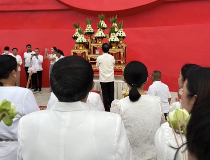 ไฟล์แนบ กปภ.สาขาปทุมธานี ร่วมเวียนเทียนในกิจกรรมส่งเสริมพระพุทธศาสนา เนื่องในเทศกาลวันอาสาฬหบูชาและเข้าพรรษา พุทธศักราช 2567 ณ วัดโบสถ์ ต.ท้ายเกาะ อ.สามโคก จ.ปทุมธานี