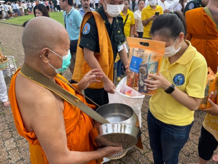 ไฟล์แนบ กปภ.สาขาสามพราน เข้าร่วมพิธีทำบุญตักบาตร เนื่องในวันอาสาฬหบูชา ประจำปี 2567