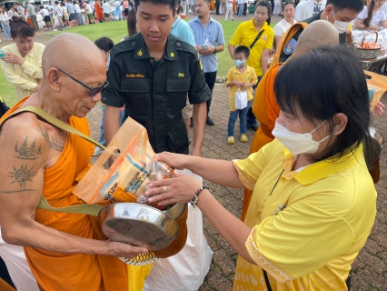 ไฟล์แนบ กปภ.สาขาสามพราน เข้าร่วมพิธีทำบุญตักบาตร เนื่องในวันอาสาฬหบูชา ประจำปี 2567