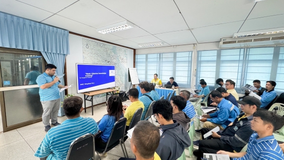 ไฟล์แนบ กปภ.สาขาตราด ร่วมอบรมภายใต้โครงการประชุมให้ความรู้ความเข้าใจการใช้งานคลอรีนเหลวและซักซ้อมเหตุแก๊สคลอรีนรั่วไหล ประจำปี 2567 