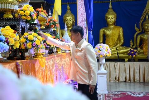 ไฟล์แนบ กปภ.สาขารังสิต(พ) ร่วมพิธีเจริญพระพุทธมนต์เฉลิมพระเกียรติถวายพระพรชัยมงคลแด่พระบาทสมเด็จพระเจ้าอยู่หัว เนื่องในโอกาสวันเฉลิมพระชนมพรรษา 6 รอบ 28 กรกฎาคม 2567