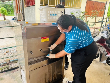 ไฟล์แนบ กปภ.สาขาพนมสารคาม ดำเนินโครงการ หลอมรวมใจ มอบน้ำใสสะอาดให้โรงเรียน