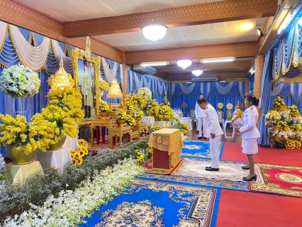 ไฟล์แนบ กปภ.สาขาประจวบคีรีขันธ์  ร่วมพิธีเจริญพระพุทธมนต์เฉลิมพระเกียรติ ถวายพระพรชัยมงคลแด่ พระบาทสมเด็จพระเจ้าอยู่หัว เนื่องในโอกาสพระราชพิธีมหามงคลเฉลิมพระชนมพรรษา 6 รอบ 28 กรกฎาคม 2567 ณ วัดคลองวาฬ พระอารามหลวง