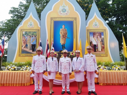 ไฟล์แนบ กปภ.สาขาปราณบุรี ร่วมพิธีถวายเครื่องราชสักการะและวางพานพุ่ม และพิธีจุดเทียนถวายพระพรชัยมงคล  กิจกรรมเฉลิมพระเกียรติพระบาทสมเด็จพระเจ้าอยู่หัวฯ เนื่องในวันเฉลิมพระชนมพรรษา ๖ รอบ ๒๘ กรกฎาคม ๒๕๖๗  