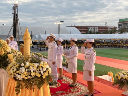 ไฟล์แนบ กปภ.ข.1 ร่วมพิธีถวายเครื่องราชสักการะ และวางพานพุ่ม และพิธีจุดเทียนถวายพระพรชัยมงคล งานเฉลิมพระเกียรติพระบาทสมเด็จพระเจ้าอยู่หัว เนื่องในโอกาสวันเฉลิมพระชนมพรรษา 6 รอบ 28 กรกฎาคม 2567