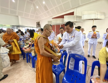ไฟล์แนบ กปภ.สาขาขลุง เข้าร่วมพิธีทำบุญตักบาตรถวายพระราชกุศล ในกิจกรรมเฉลิมพระเกียรติพระบาทสมเด็จพระเจ้าอยู่หัวฯ เนื่องในโอกาสพระราชพิธีมหามงคลเฉลิมพระชนมพรรษา 6 รอบ 28 กรกฎาคม 2567