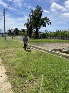 ไฟล์แนบ จัดกิจกรรมตัดหญ้าทำความสะอาดพื้นที่บริเวณสถานีผลิตน้ำประปา ประจำเดือน สิงหาคม 2567 