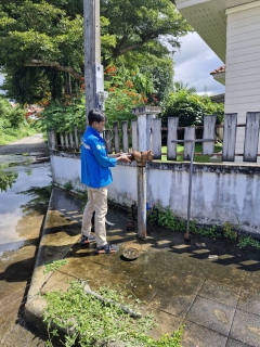 ไฟล์แนบ กปภ.สาขาภูเก็ต นำทีมลงพื้นที่ บริเวณ หมู่บ้านเจ้าฟ้าการ์เด้นโฮมเกาะแก้ว  ต.เกาะแก้ว อ.เมือง จ.ภูเก็ต ดำเนินการระบายตะกอนในเส้นท่อจ่ายน้ำ (Blow off)