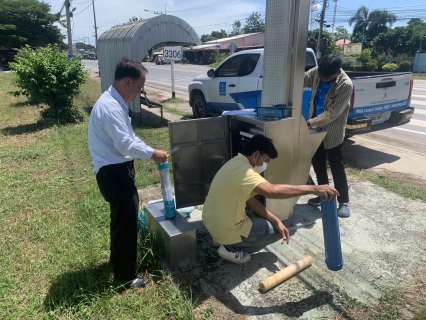 ไฟล์แนบ กปภ.สาขาเลาขวัญ ล้างทำความสะอาดตู้น้ำประปาดื่มได้