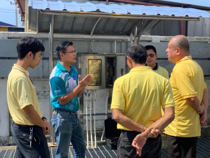 ไฟล์แนบ กปภ.สาขาอ้อมน้อย ร่วมตรวจสอบความเที่ยงตรงของมาตรวัดน้ำหลักของสถานีจ่ายน้ำพุทธมณฑล (SS2)