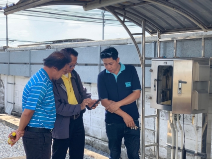 ไฟล์แนบ กปภ.สาขาอ้อมน้อย ร่วมตรวจสอบความเที่ยงตรงของมาตรวัดน้ำหลักของสถานีจ่ายน้ำพุทธมณฑล (SS2)