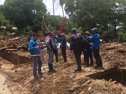 ไฟล์แนบ กปภ.สาขาภูเก็ต ลงพื้นที่เพื่อสำรวจและซ่อมแซมระบบประปาสำหรับผู้ประสบภัยจากเหตุการณ์ดินโคลนถล่ม