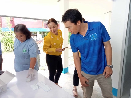 ไฟล์แนบ การประปาส่วนภูมิภาคสาขาท่าแซะ เข้ารับการตรวจคัดกรองสารเสพติดในปัสสาวะ โครงการมหาดไทยสีขาว สร้างพื้นที่ปลอดภัย หยุดยั้งยาเสพติด (Safe Zone No Drug) 