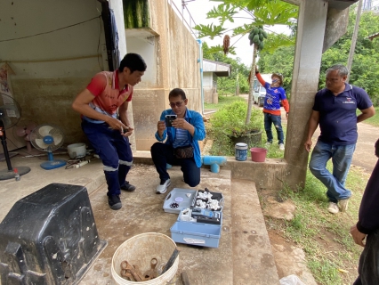 ไฟล์แนบ ให้ความรู้และตรวจสอบคุณภาพน้ำประปา อบต.เกิ้ง